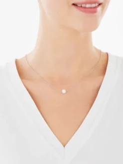 Naszyjnik srebrny z perłą