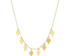 Naszyjnik z brązu pozłacany