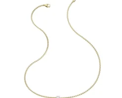 Naszyjnik z żółtego i białego złota z brylantami - 0,17 ct - próba 750