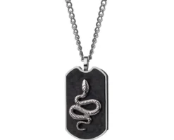 Naszyjnik ze stali szlachetnej - wąż