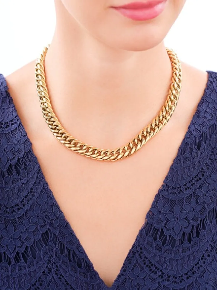 Naszyjnik ze stali szlachetnej