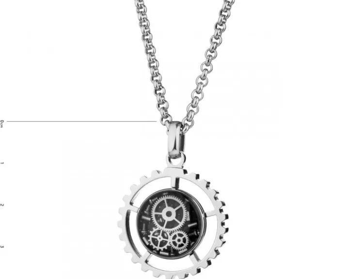 Naszyjnik ze stali szlachetnej