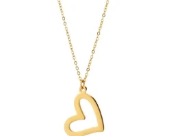 Naszyjnik ze stali szlachetnej - serce