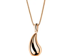 Naszyjnik ze stali szlachetnej - łezka
