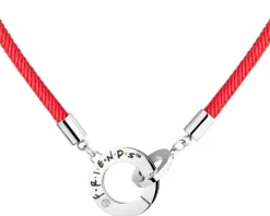 Naszyjnik ze stali szlachetnej z cyrkonią i emalią - Friends, Warner Bros. Discovery