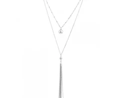 Naszyjnik ze stali szlachetnej - kulka