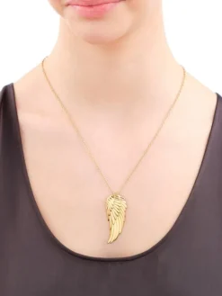 Naszyjnik ze stali szlachetnej - skrzydło