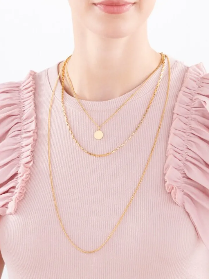 Naszyjnik ze stali szlachetnej