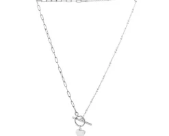 Naszyjnik ze stali szlachetnej - serce