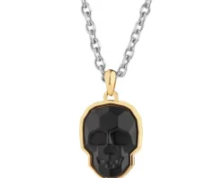 Naszyjnik ze stali szlachetnej - czaszka