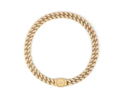 Naszyjnik ze stali szlachetnej z kryształami - Philipp Plein