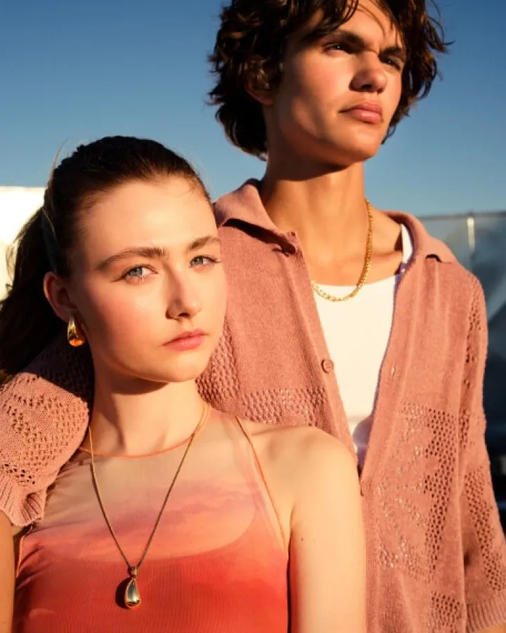 Naszyjnik ze stali szlachetnej