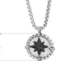 Naszyjnik ze stali szlachetnej