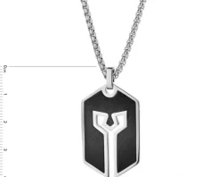 Naszyjnik ze stali szlachetnej - nieśmiertelnik