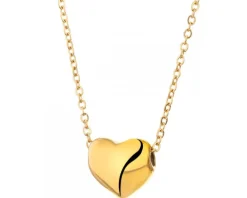 Naszyjnik ze stali szlachetnej - serce