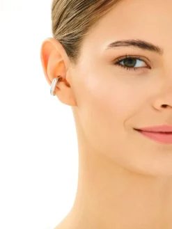 Nausznica srebrna - koło