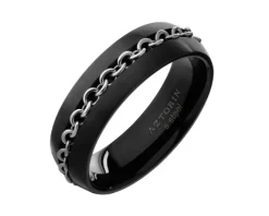 Obrączka ze stali szlachetnej