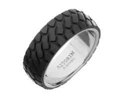 Obrączka ze stali szlachetnej - opona