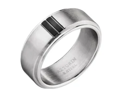 Obrączka ze stali szlachetnej