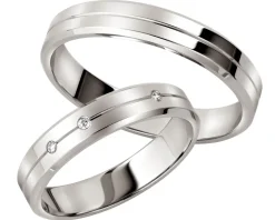 Obrączki Ślubne Apart.  Pallad. Wzór 4/182