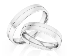 Obrączki Ślubne Apart.  Platyna. Wzór 503