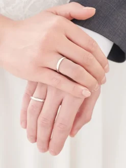 Obrączki Ślubne Apart.  Platyna. Wzór 501