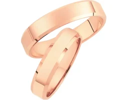 Obrączki Ślubne Apart.  Różowe złoto. Wzór 216/R