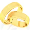 Obrączki Ślubne Apart.  Żółte złoto. Wzór 238