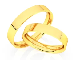 Obrączki Ślubne Apart.  Żółte złoto. Wzór 36