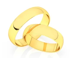 Obrączki Ślubne Apart.  Żółte złoto. Wzór 210