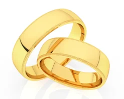 Obrączki Ślubne Apart.  Żółte złoto. Wzór 288