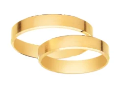 Obrączki Ślubne Apart.  Żółte złoto. Wzór 35