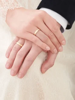 Obrączki Ślubne Apart.  Żółte złoto. Wzór 35