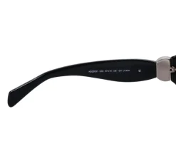 Okulary przeciwsłoneczne damskie, okrągłe, czarne