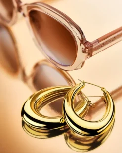 Okulary przeciwsłoneczne damskie, okrągłe, różowe