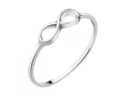 Pierścionek srebrny - nieskończoność