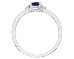 Pierścionek srebrny z cyrkoniami