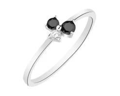 Pierścionek srebrny z cyrkoniami