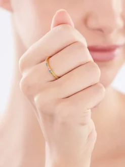 Pierścionek srebrny z cyrkoniami