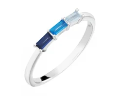 Pierścionek srebrny z cyrkoniami