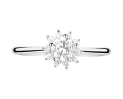 Pierścionek srebrny z cyrkoniami