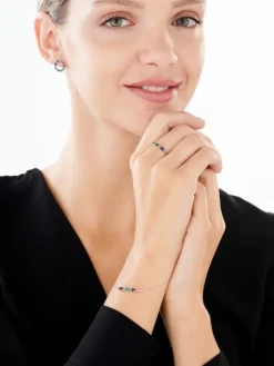 Pierścionek srebrny z cyrkoniami