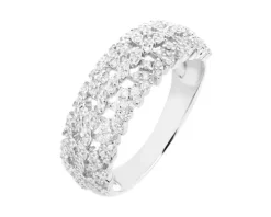 Pierścionek srebrny z cyrkoniami