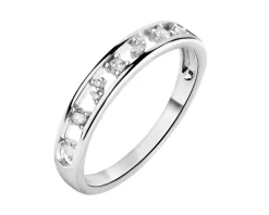 Pierścionek srebrny z cyrkoniami