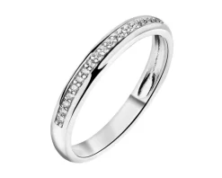 Pierścionek srebrny z cyrkoniami
