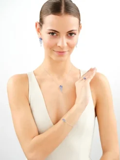 Pierścionek srebrny z cyrkoniami