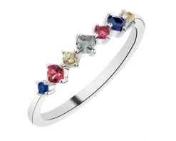 Pierścionek srebrny z cyrkoniami