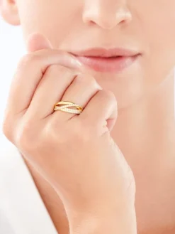 Pierścionek srebrny z cyrkoniami