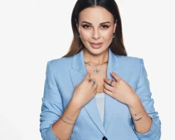 Pierścionek srebrny z cyrkoniami - Eternity