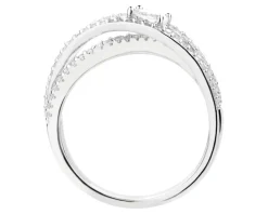 Pierścionek srebrny z cyrkoniami